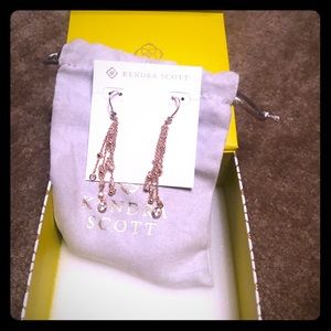 Kendra Scott Wilma Drip Earrings in Rose Gold